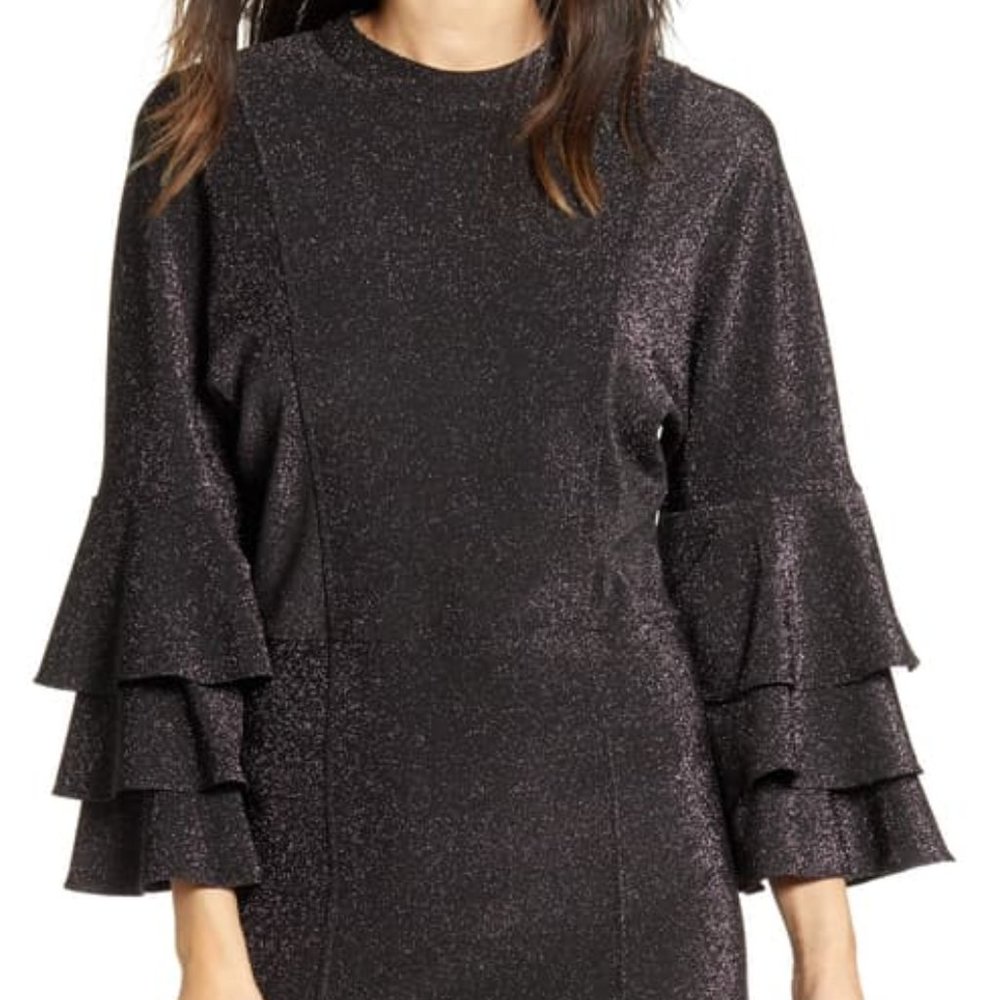 NWT Scotch & Soda Metallic Sparkle Dress Size XL